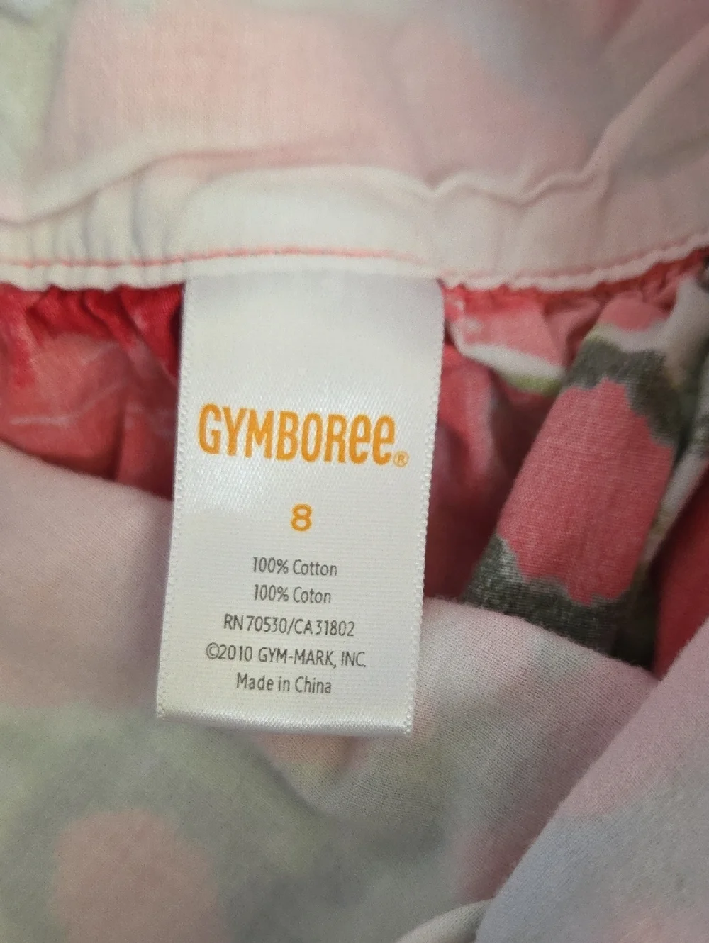 Gymboree Burst of Spring Coral Floral Sun Dress Girls Size 8 Spring Summer